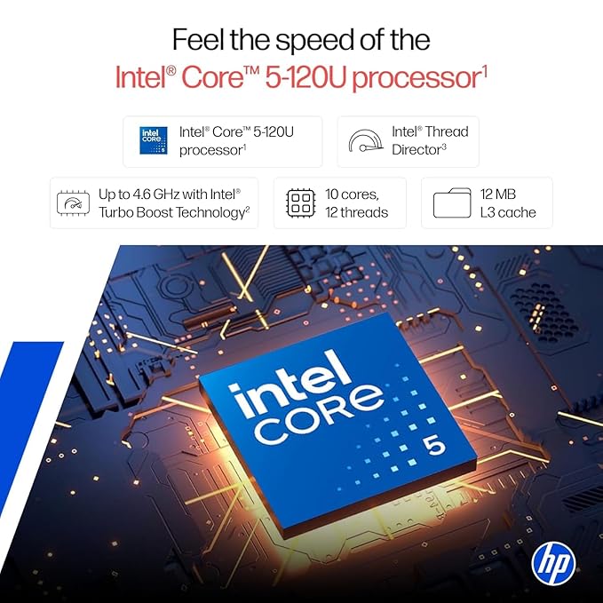 HP 15 (i5 14th Gen), Intel Core 5, 16GB RAM (Upgradeable), 512GB SSD, FHD, Anti-Glare, 15.6''/39.6cm, Win11, M365 Basic(1yr), Office24, Silver,1.59kg, fd0682tu, FHD Camera w/Shutter, Backlit Laptop - Image 6